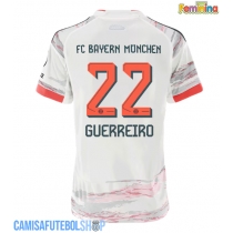 Camisa de time de futebol Bayern Munich Raphael Guerreiro #22 Replicas 2º Equipamento Feminina 2025-26 Manga Curta